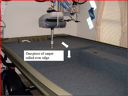 carpet rolled over edge
